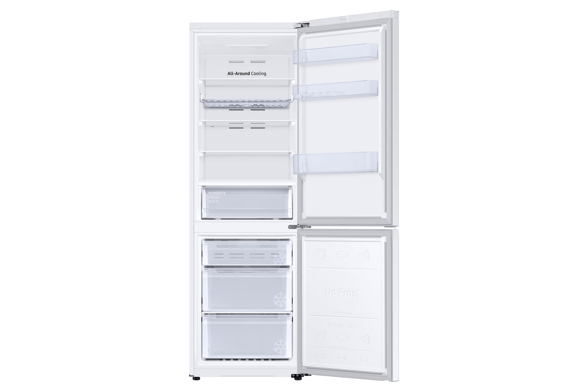 Samsung RB34C672EWW Pose libre 344 L Blanc