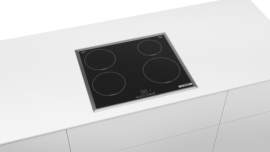 Bosch Bosch Serie 4 PIE645BB5E plaque Noir Intégré 60 cm Plaque avec zone à induction 4 zone(s)