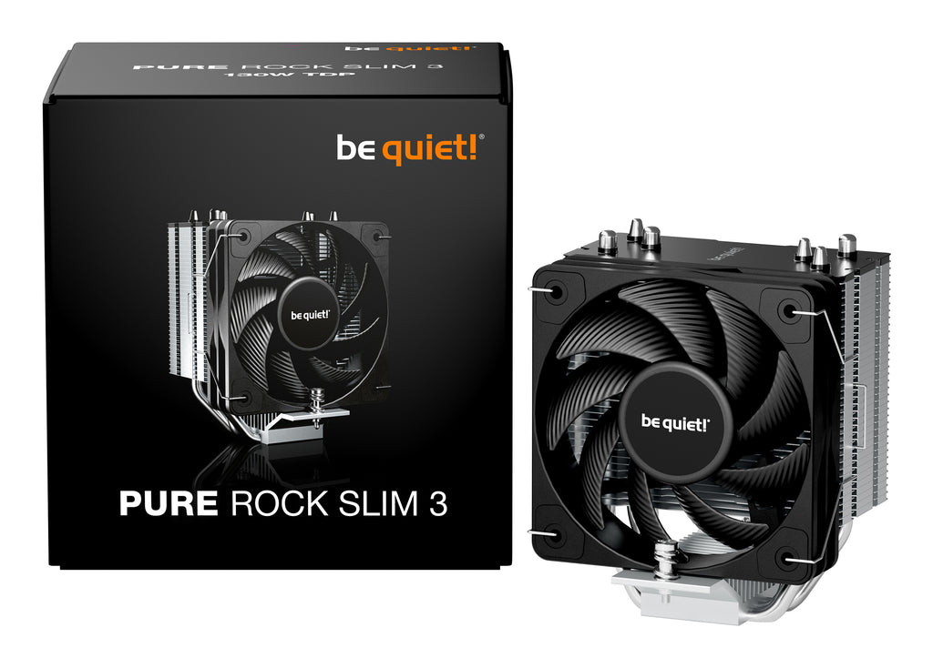 be quiet! Pure Rock Slim 3 | Ventirad compact mono tour, socket Intel et AMD