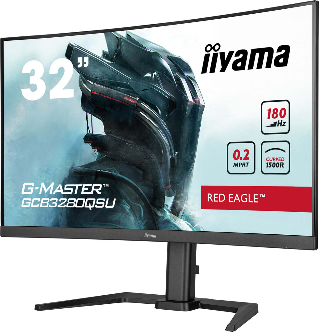 iiyama G-MASTER GCB3280QSU-B2 écran plat de PC 80 cm (31.5") 2560 x 1440 pixels Dual QHD LED Noir