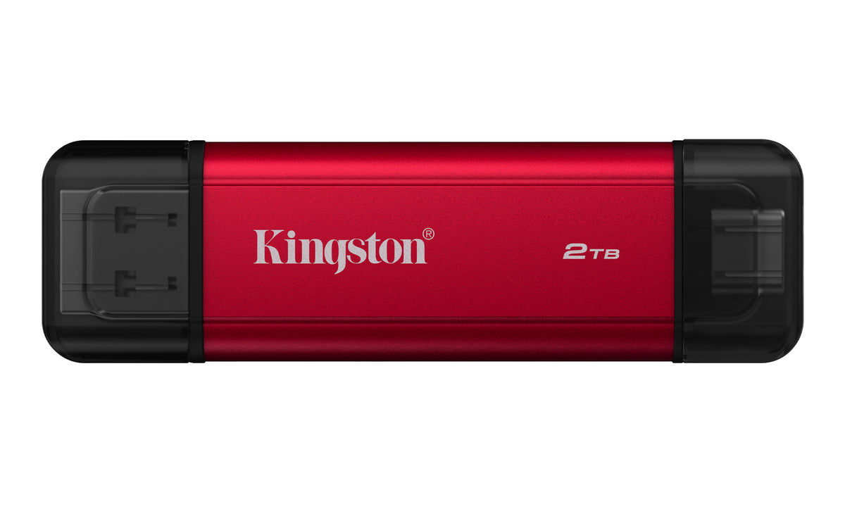 Kingston Technology SSD Portable 2To Dual USB-A/C, jusqu'à 1050 Mo/s, USB 3.2 Gen 2