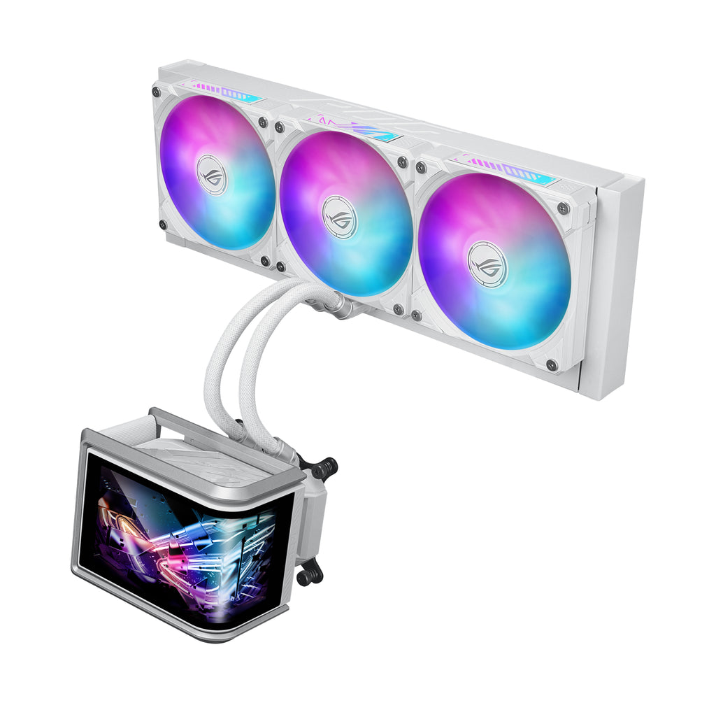 ASUS ROG Ryuo IV SLC 360 ARGB White Edition Refroidisseur de Liquide AIO 12 cm Blanc