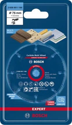 Bosch Bosch 2 608 901 196 fourniture de ponçage et de meulage rotatif Plastique, Bois Disque de meulage
