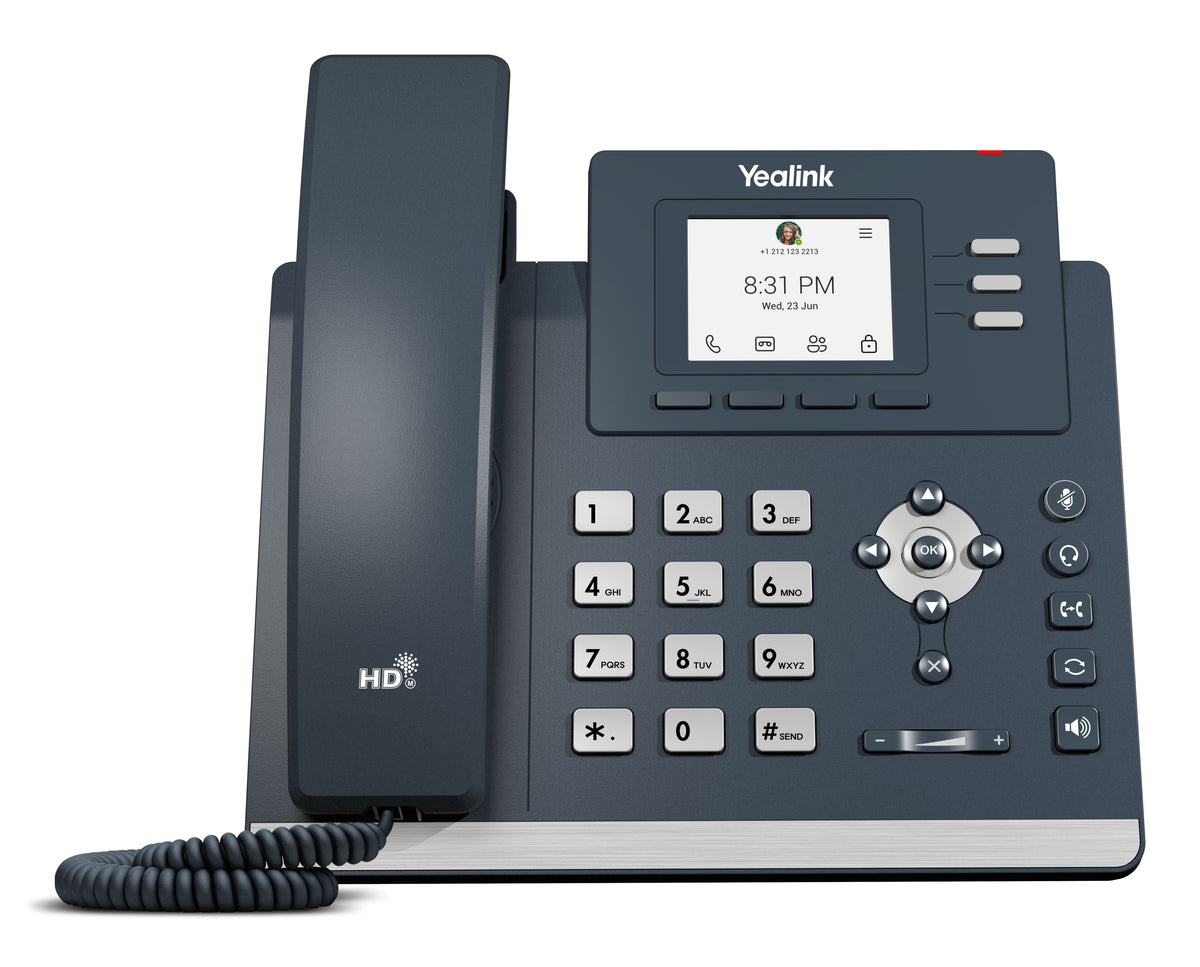 Yealink MP52 E2 Teams Téléphone IP Android 13, Écran 2,4 pouces, Combiné Magnétique, PoE