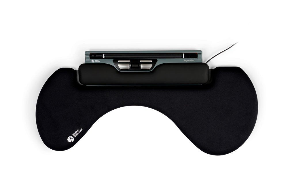 ErgoSlider+ Souris Centrale Ergonomique avec Repose-Poignet et Barre à Rouleau