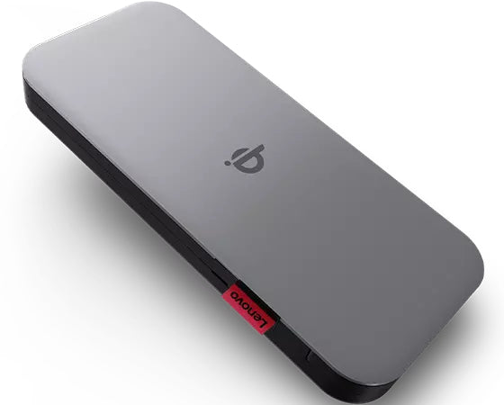 Lenovo 40ALLG1WWW Batterie Externe 10000 mAh Recharge Sans Fil, Noir