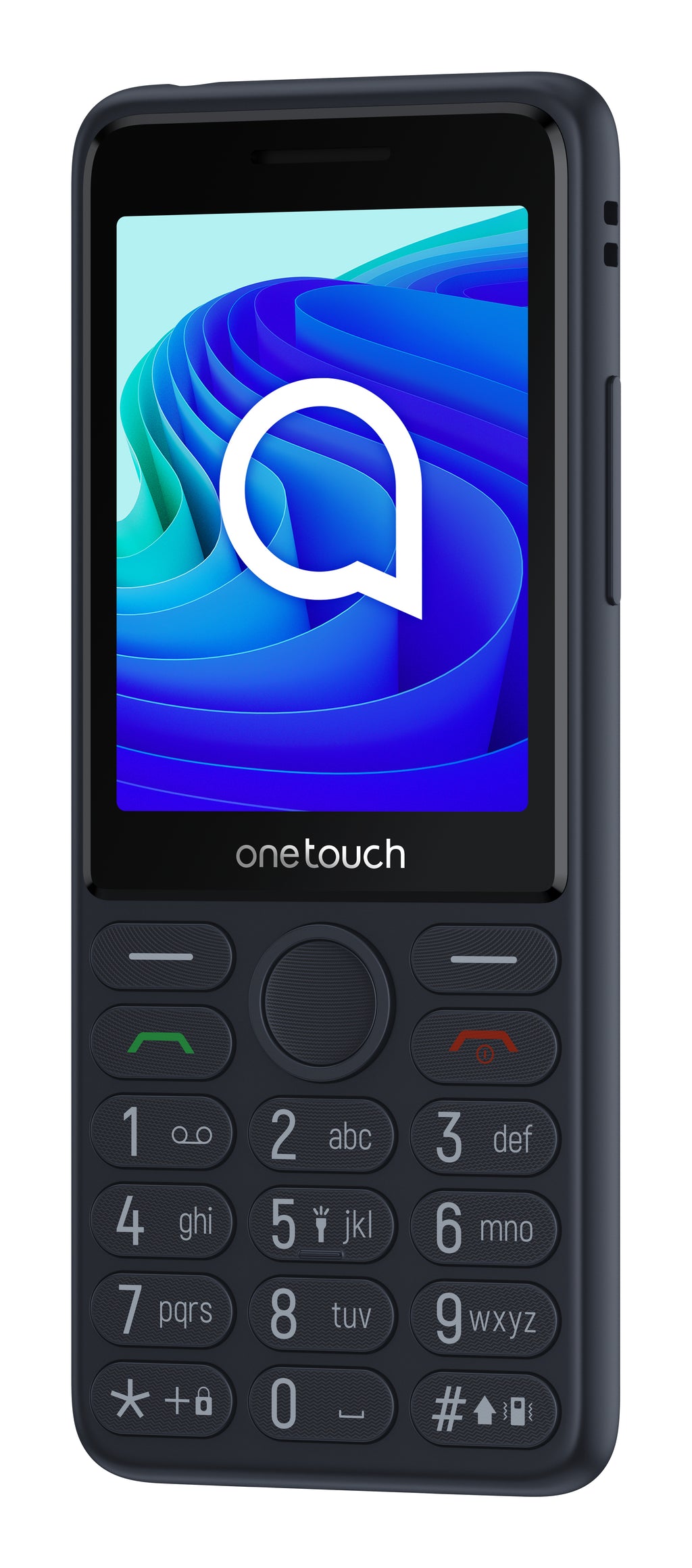TCL OneTouch 4042S Téléphone pour Seniors, Écran 2.8", Double SIM, Noir