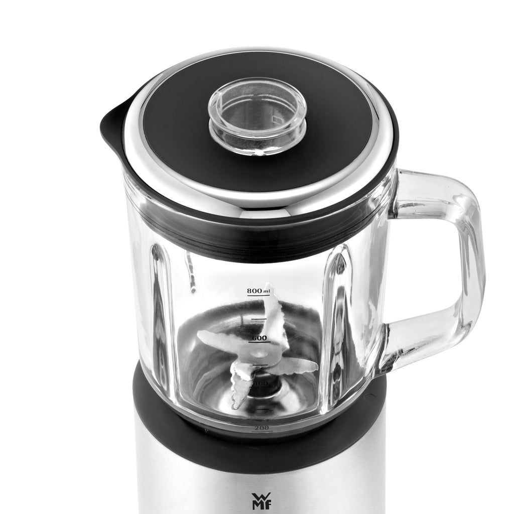 WMF KITCHENminis Mélangeur de Table 0,8 L, 400 W, Noir et Acier Inoxydable