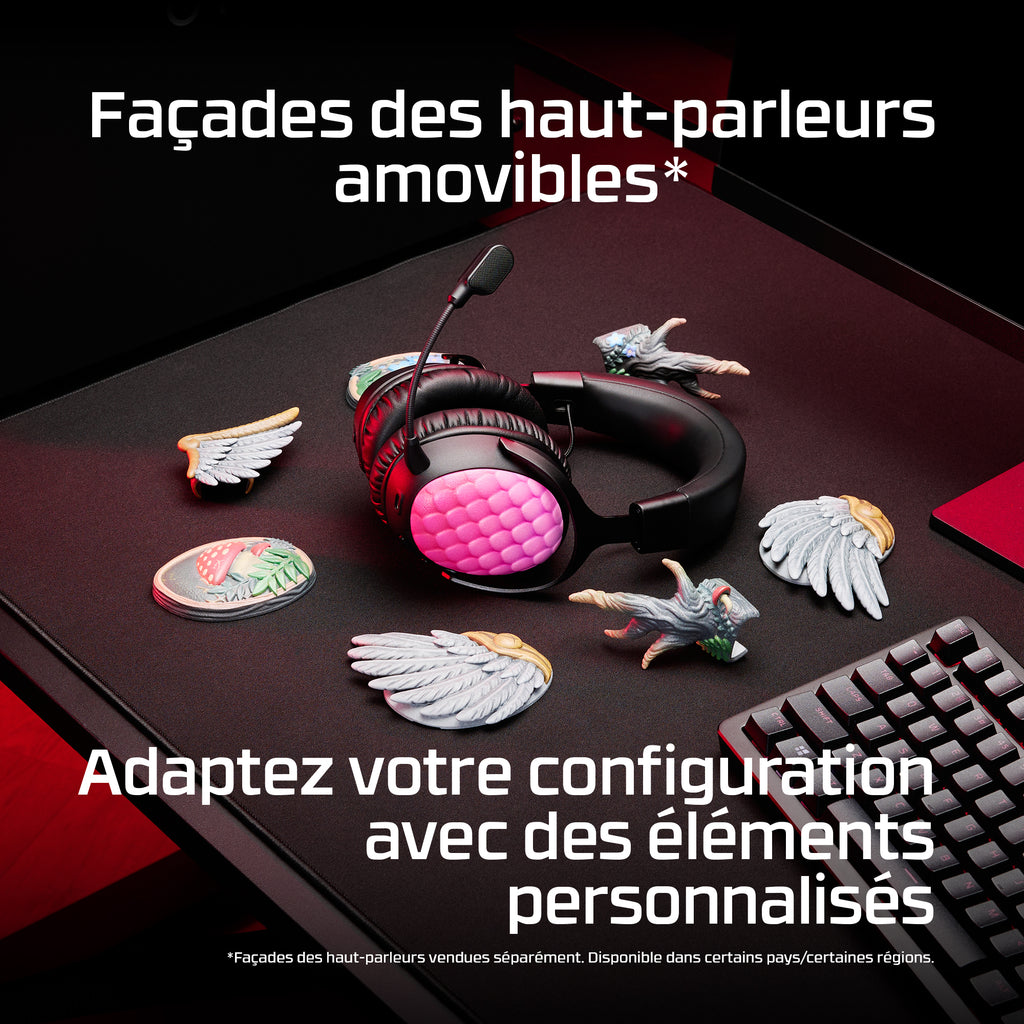 HyperX Cloud III S Sans fil – Casque gamer (noir-rouge)