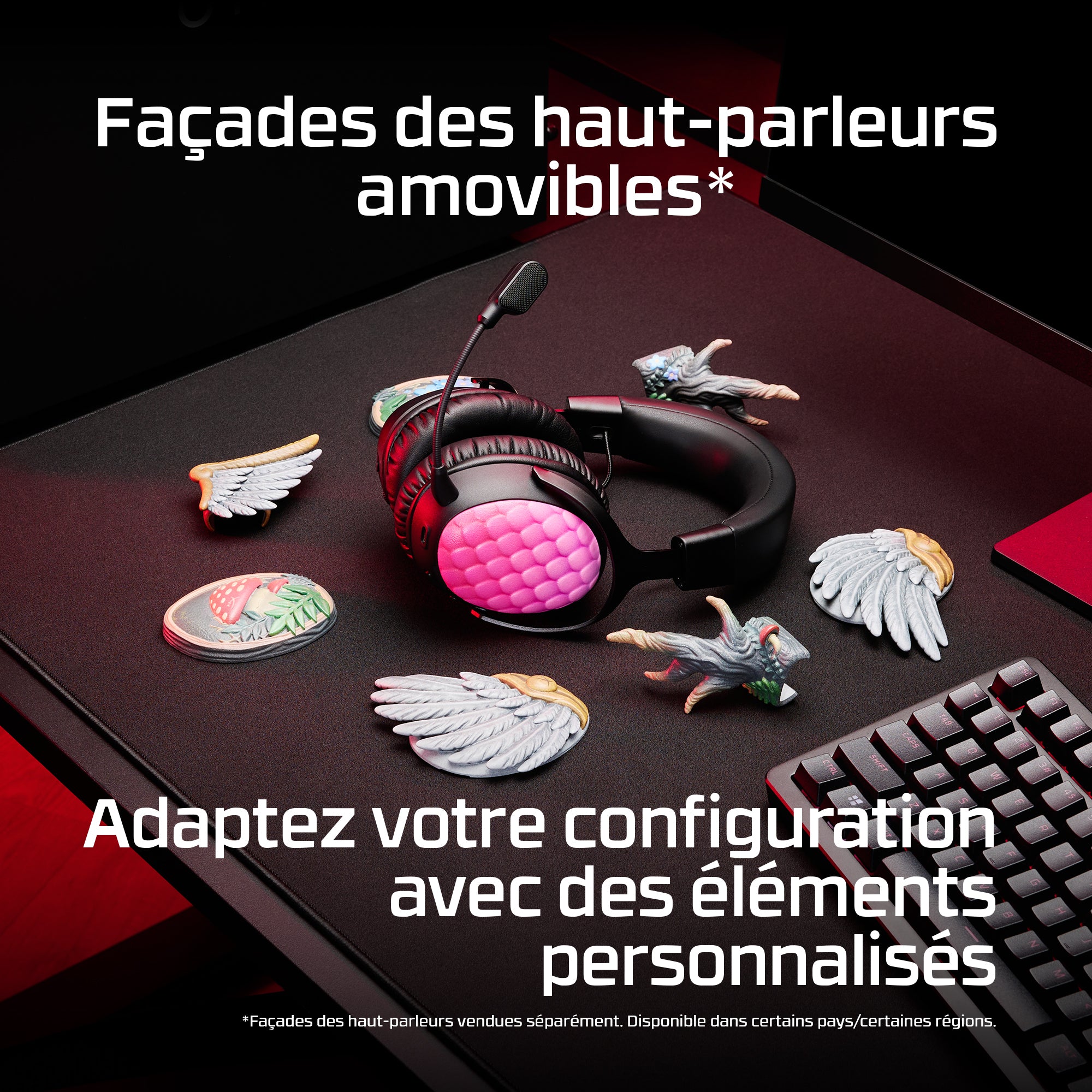 HyperX Cloud III S Sans fil – Casque gamer (noir-rouge)