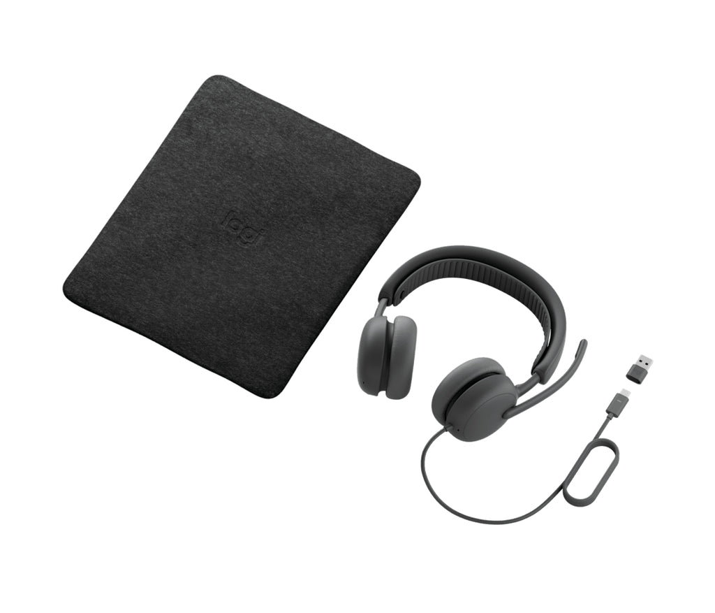 Logitech Zone Wired 2 Kablet Høretelefoner Grå