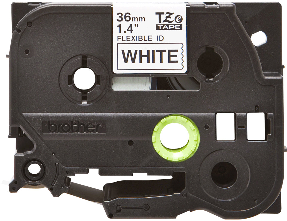 Brother TZE-FX261 ruban d'étiquette Noir sur blanc