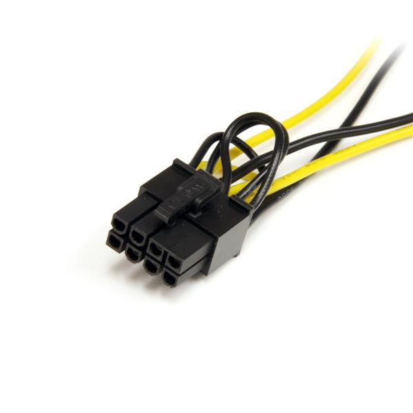 StarTech.com Adaptateur d'alimentation SATA vers PCI Express 8 broches, 15 cm
