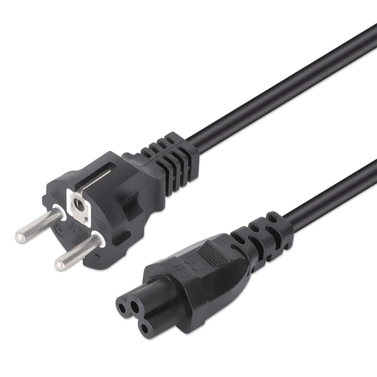 Manhattan 354172 Câble d'Alimentation Noir 1 m CEE7/7 vers IEC C5