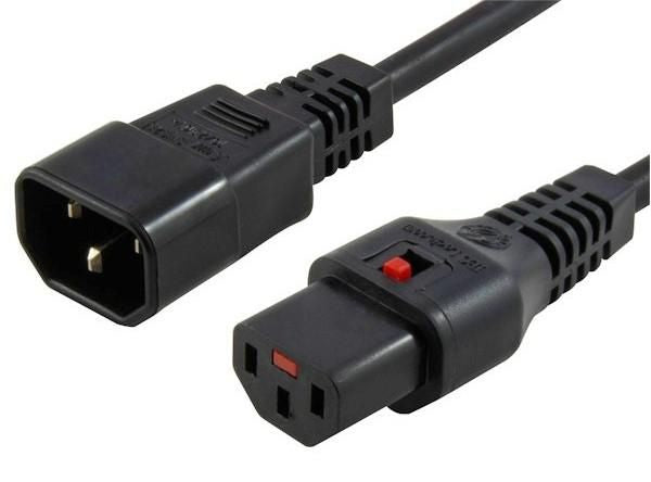 Câble Électrique PC1024 Noir 1 m, Connecteurs C13 vers C14
