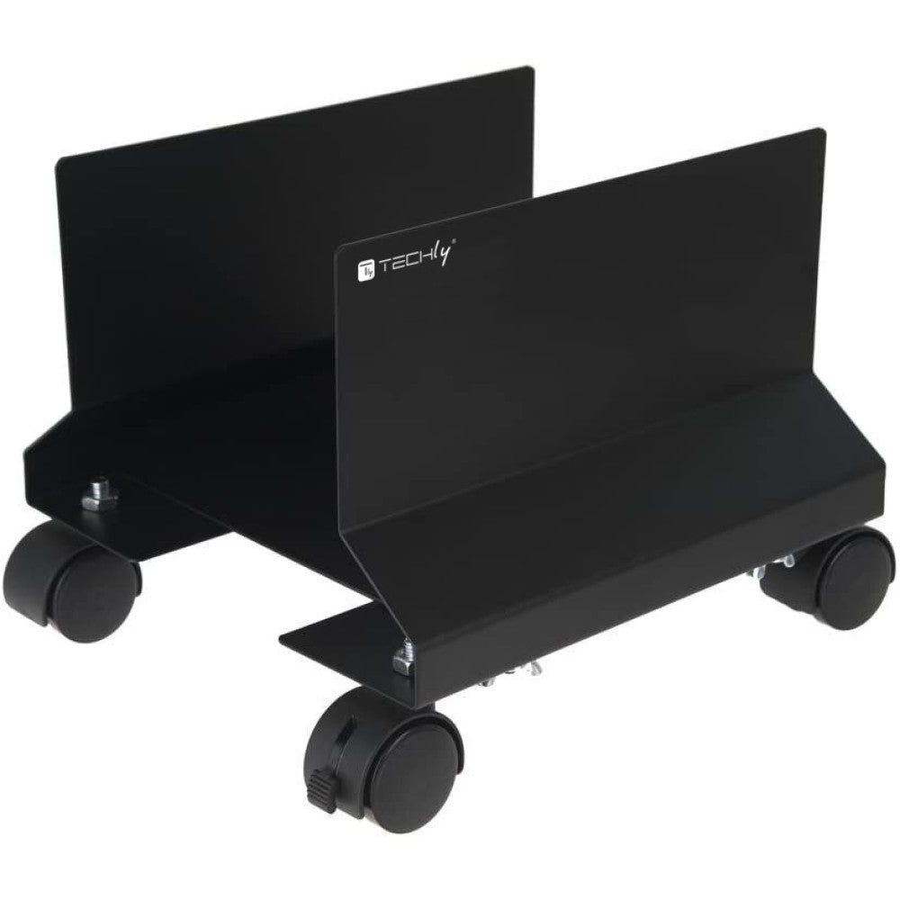 Chariot et Support Multimédia ICA-CS 34 pour PC, Noir