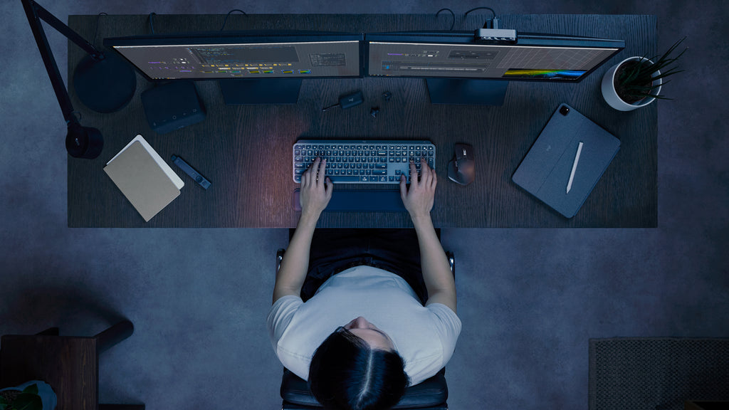 Logitech MX Keys S Clavier à Membrane Sans Fil, Disposition Allemande