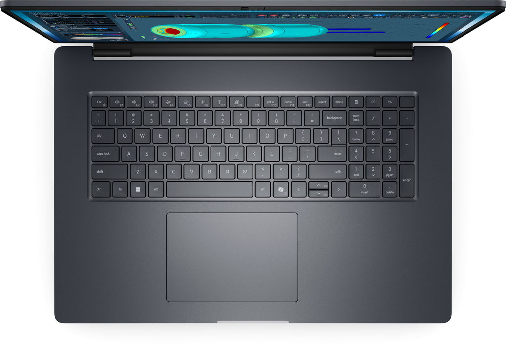 DELL Pro Max 18 Plus MB18250 Intel Core Ultra 9 285HX Station de travail mobile 45,7 cm (18") Quad HD+ 64 Go DDR5-SDRAM 1 To SSD NVIDIA RTX PRO 3000 Blackwell Wi-Fi 7 (802.11be) Windows 11 Pro Nordique Noir