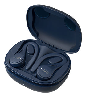 JVC HA-EC25T Casque True Wireless Stereo (TWS) Crochets auriculaires Sports Bluetooth Bleu
