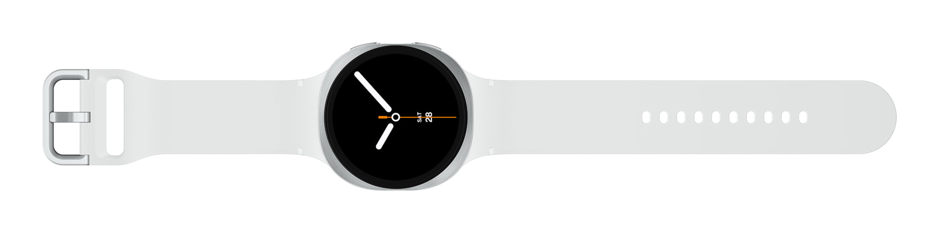 Samsung Samsung SM-L330NZSAEUB smartwatche et montre de sport 3,81 cm (1.5") AMOLED 44 mm Numérique 480 x 480 pixels Écran tactile Argent Wifi GPS (satellite)