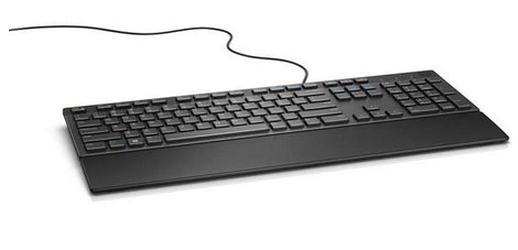 Dell KB216 Clavier Filaire Nordique QWERTY, Noir