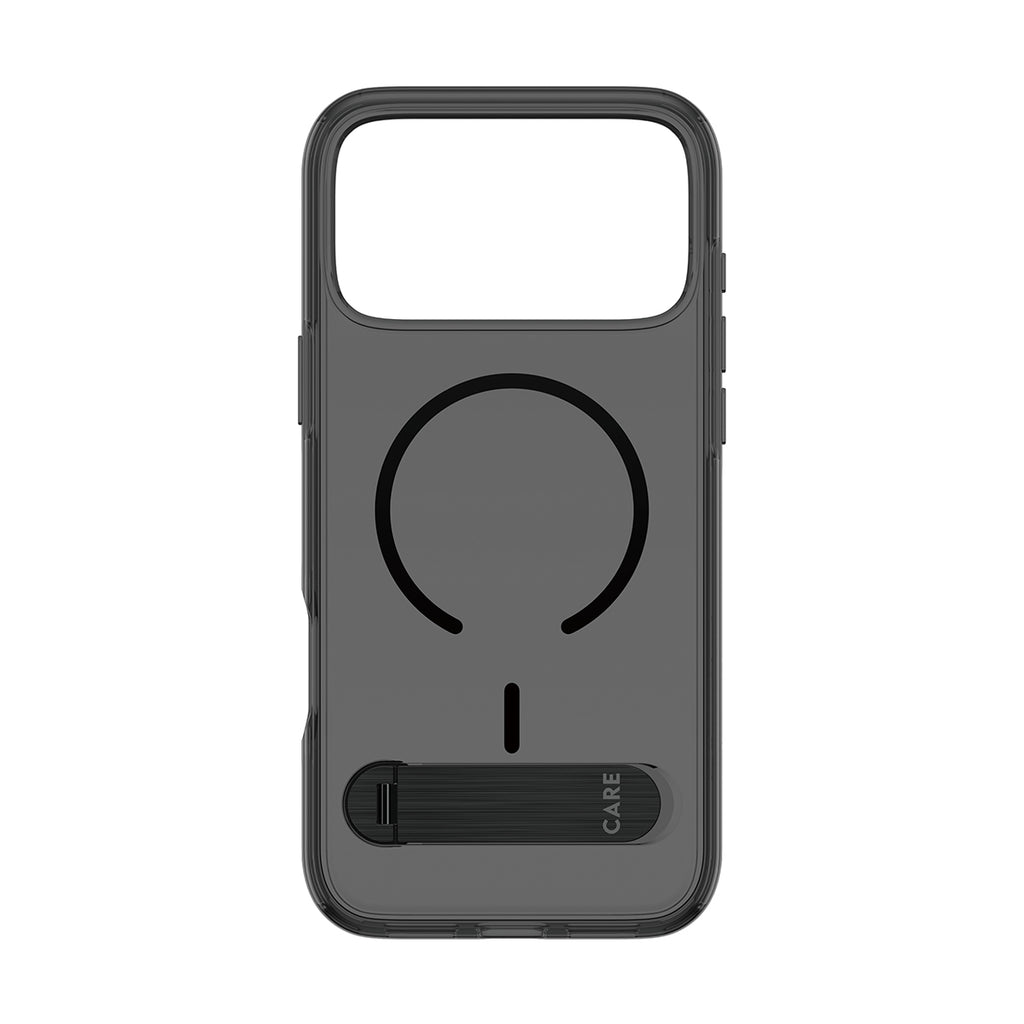 PanzerGlass CARE™ by ® Kickstand Case Smokey w. Black MagSafe iPhone 2026 Pro Max | 17 Pro Max coque de protection pour 