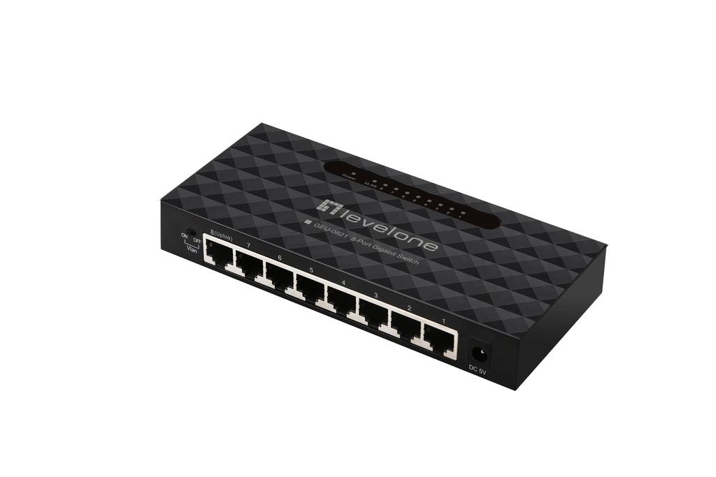 LevelOne GEU-0821 commutateur réseau Géré Gigabit Ethernet (10/100/1000)