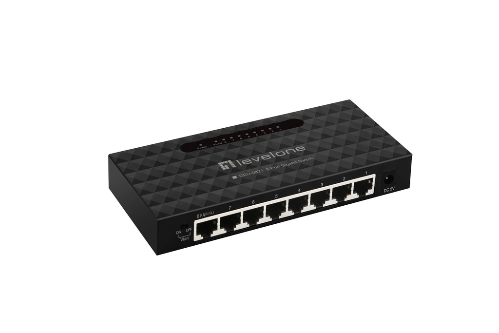 LevelOne GEU-0821 commutateur réseau Géré Gigabit Ethernet (10/100/1000)
