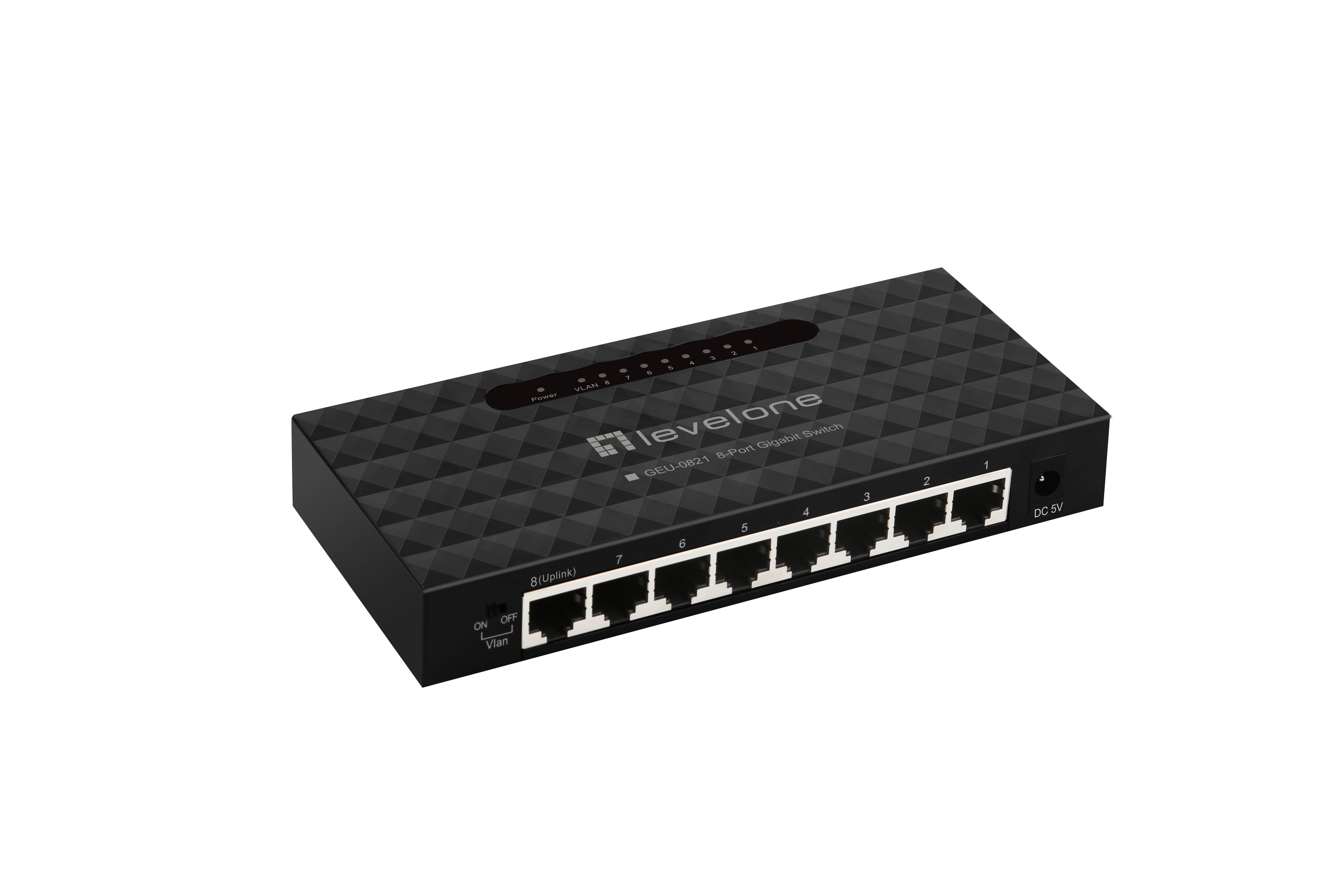LevelOne GEU-0821 commutateur réseau Géré Gigabit Ethernet (10/100/1000)