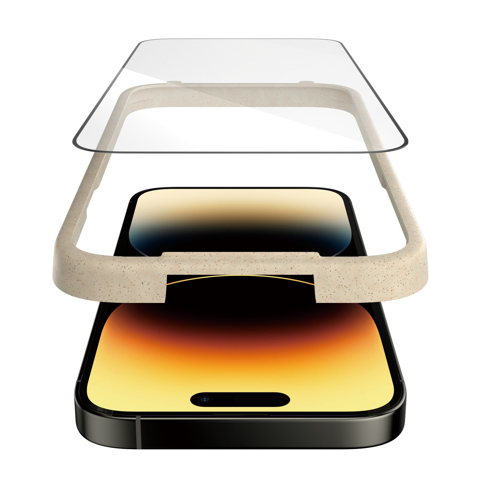 PanzerGlass ® Screen Protector iPhone 14 Pro | Ultra-Wide Fit w. EasyAligner Protection d'écran transparent Apple 1 pièce(s)