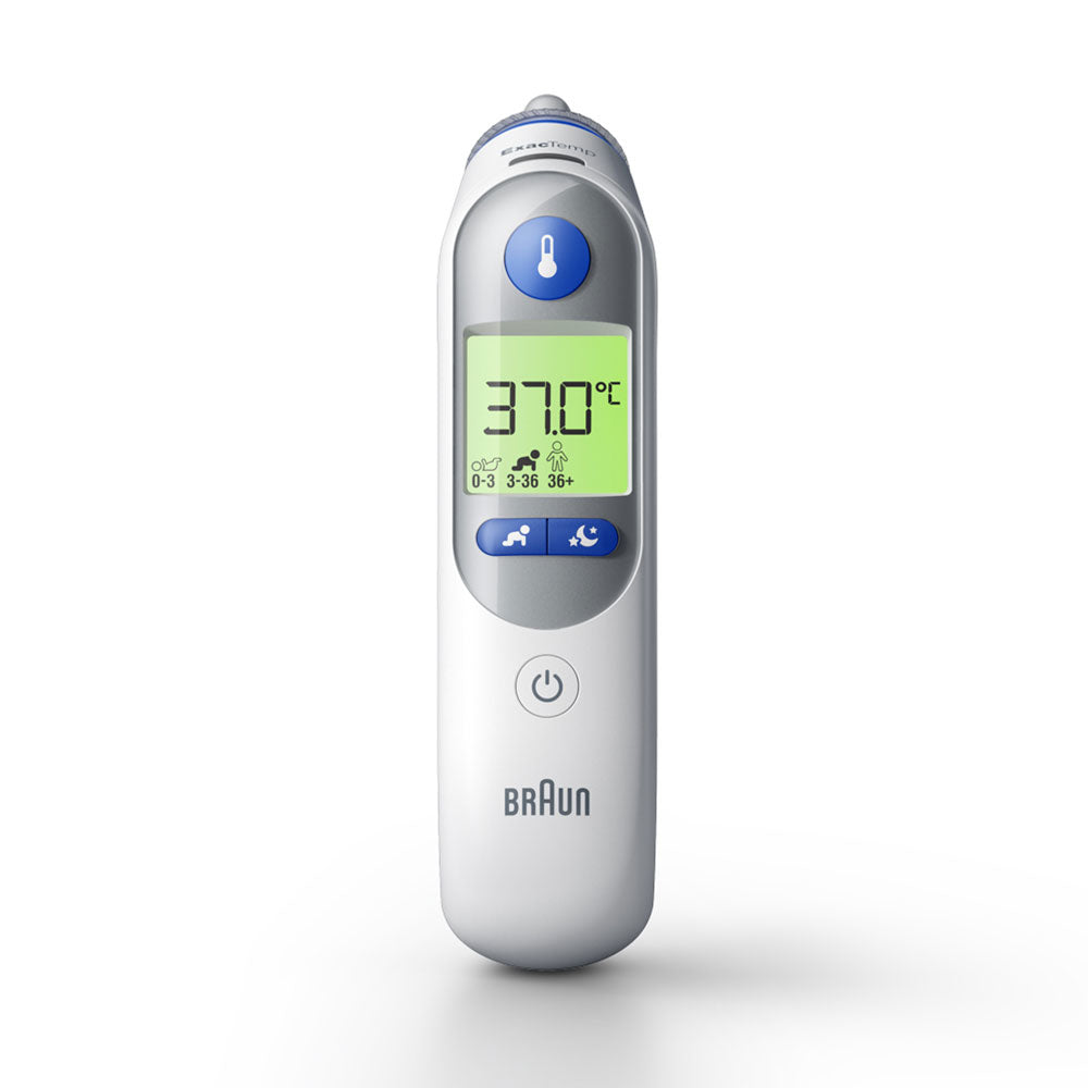 Braun Braun IRT6525 thermometre digital Thermomètre par contact Blanc Oreille Boutons
