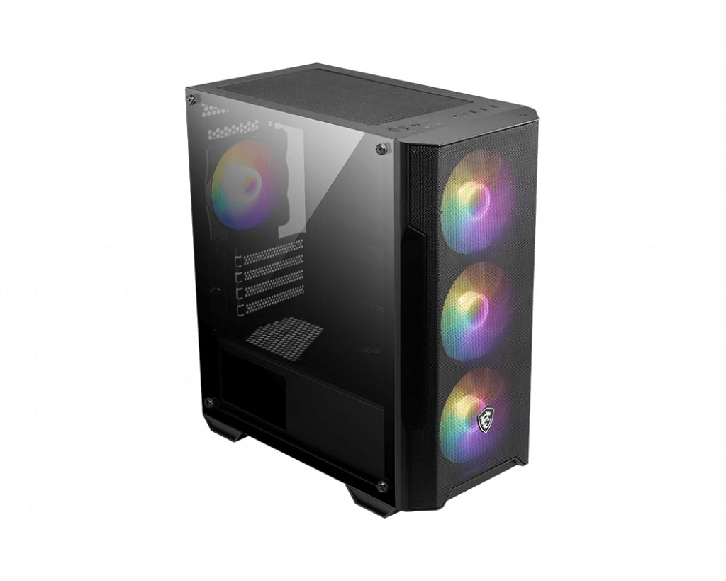 MSI MAG Forge M100A Micro Tower Noir, Transparent