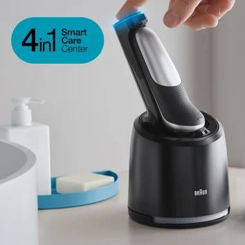 Braun Series 7 71-S7200cc Rasoir à grille Tondeuse Noir, Argent