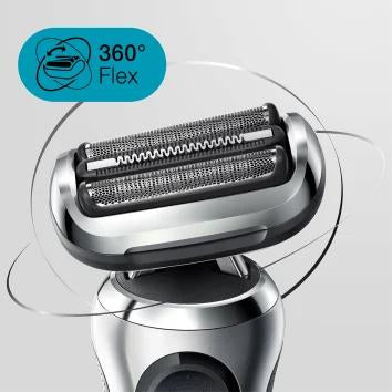 Braun Series 7 71-S7200cc Rasoir à grille Tondeuse Noir, Argent