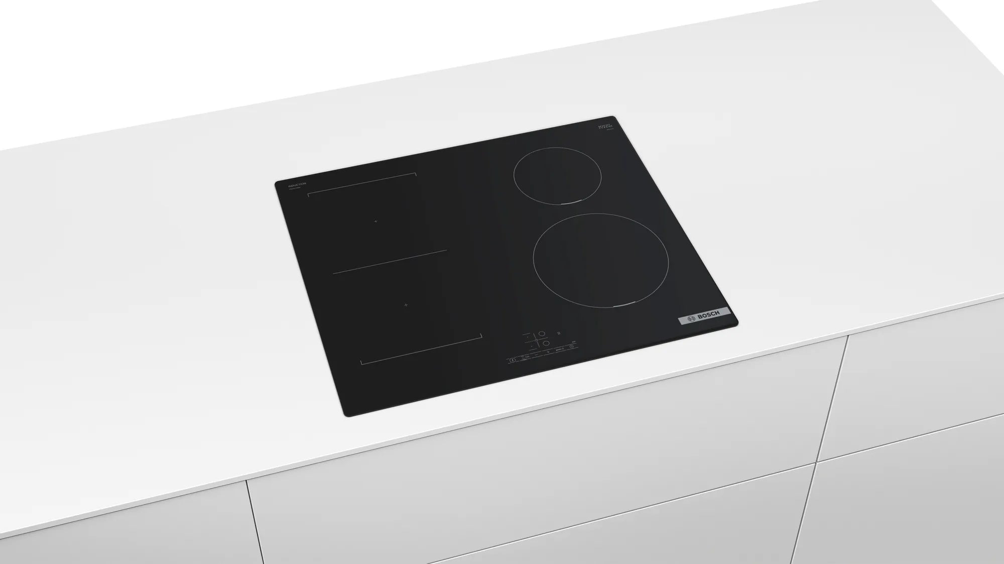 Bosch Bosch Serie 4 PWP611BB5E plaque Noir Intégré 60 cm Plaque avec zone à induction 4 zone(s)