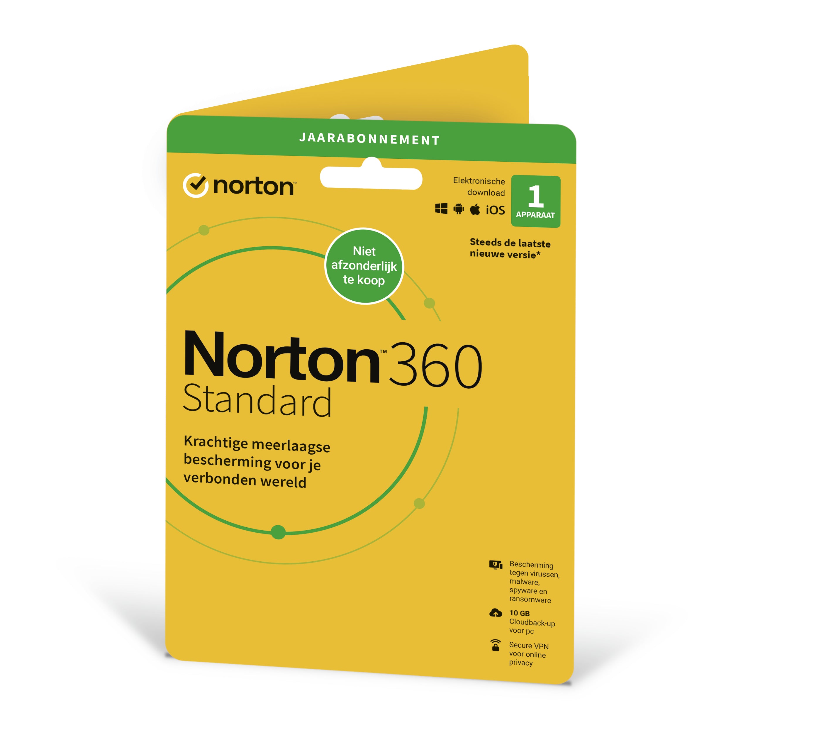 Norton 360 Standard Sécurité antivirus Base Néerlandais 1 licence(s) 1 année(s)