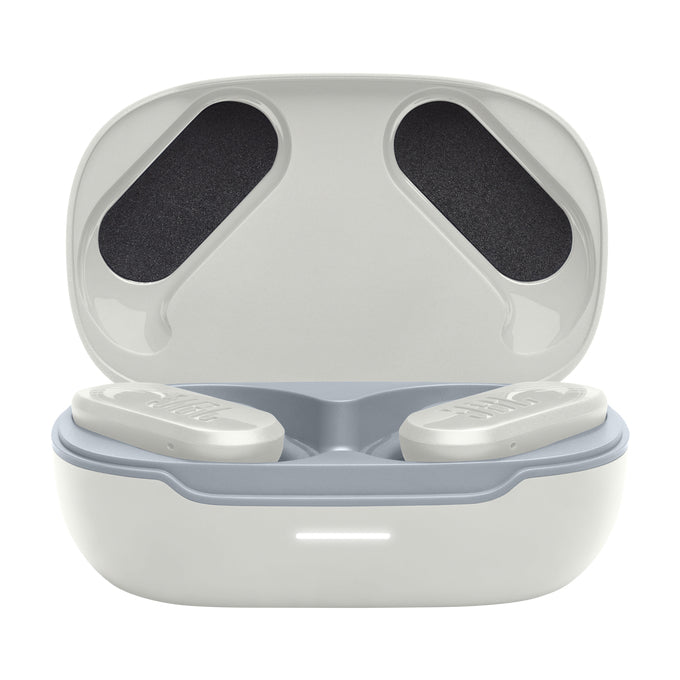 JBL JBL Endurance Peak 3 Casque True Wireless Stereo (TWS) Crochets auriculaires Appels/Musique/Sport/Au quotidien USB Type-C Bluetooth Socle de chargement Blanc