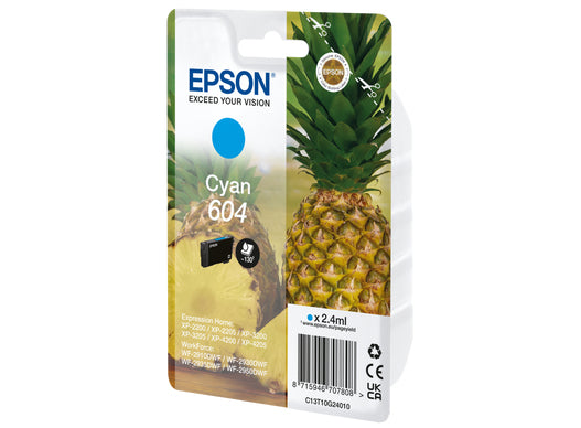 Epson 604 cartouche d'encre 1 pièce(s) Original Rendement standard Cyan