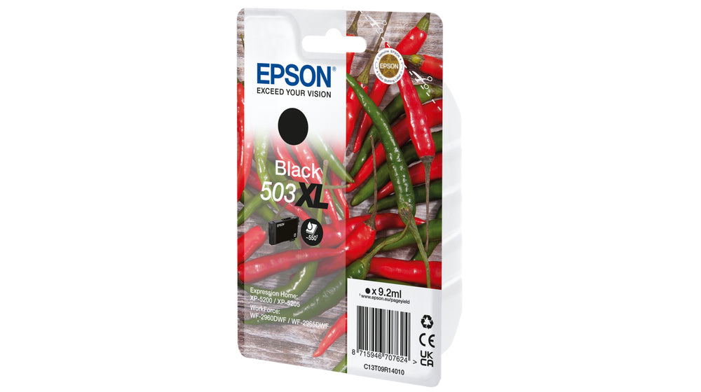 Epson 503XL cartouche d'encre 1 pièce(s) Original Rendement élevé (XL) Noir
