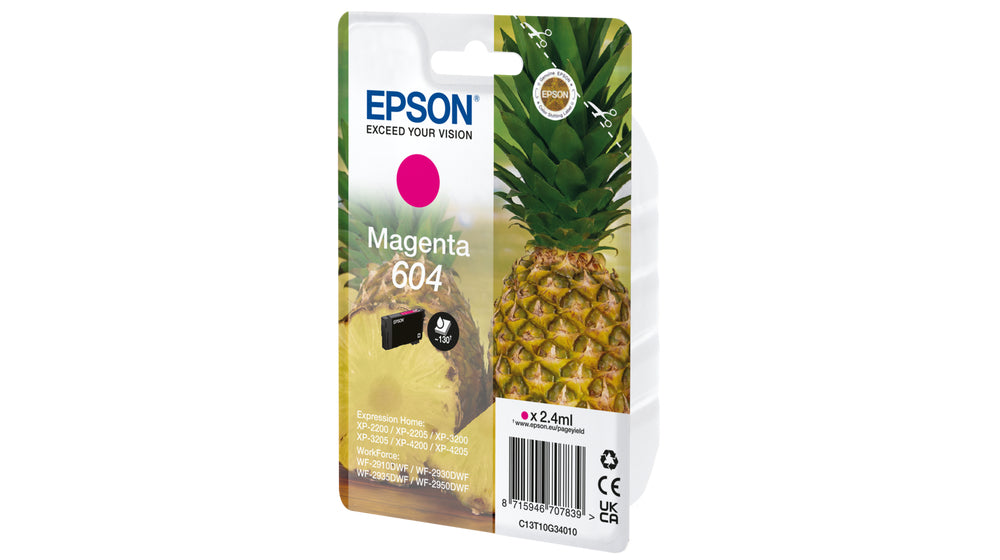 Epson 604 cartouche d'encre 1 pièce(s) Compatible Rendement standard Magenta