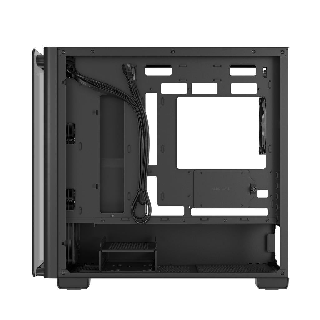 ASUS A23 PLUS TG ARGB Micro Tower, Boîtier PC, Noir