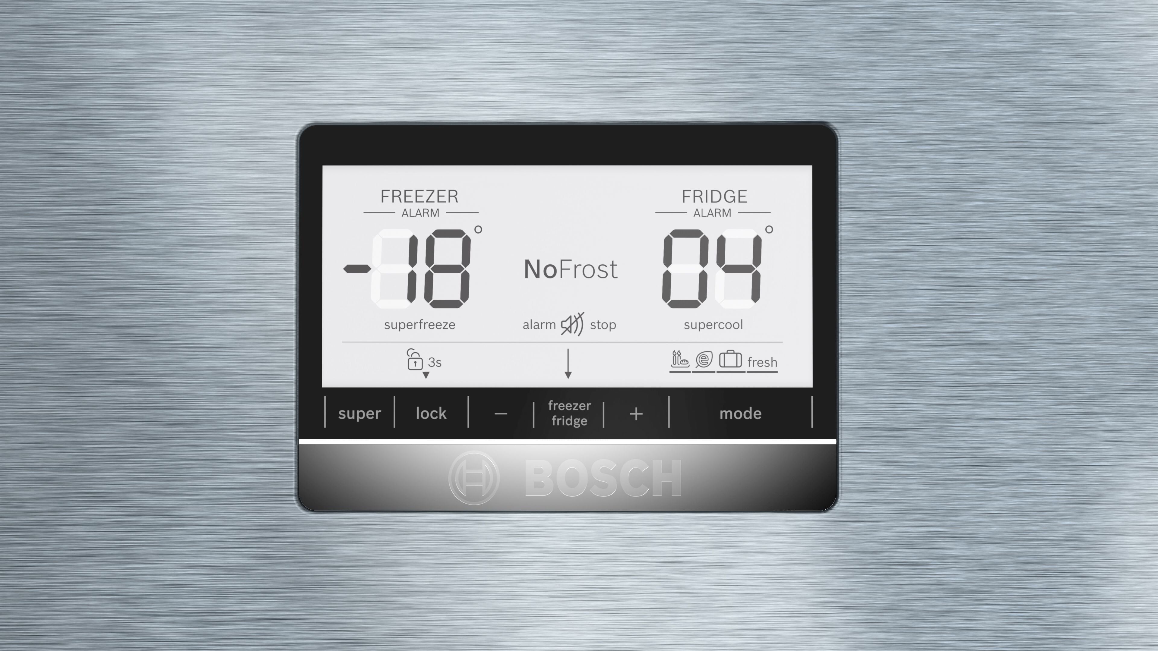 Bosch Bosch Serie 6 KGN86AIDR réfrigérateur-congélateur Pose libre 631 L Acier inoxydable