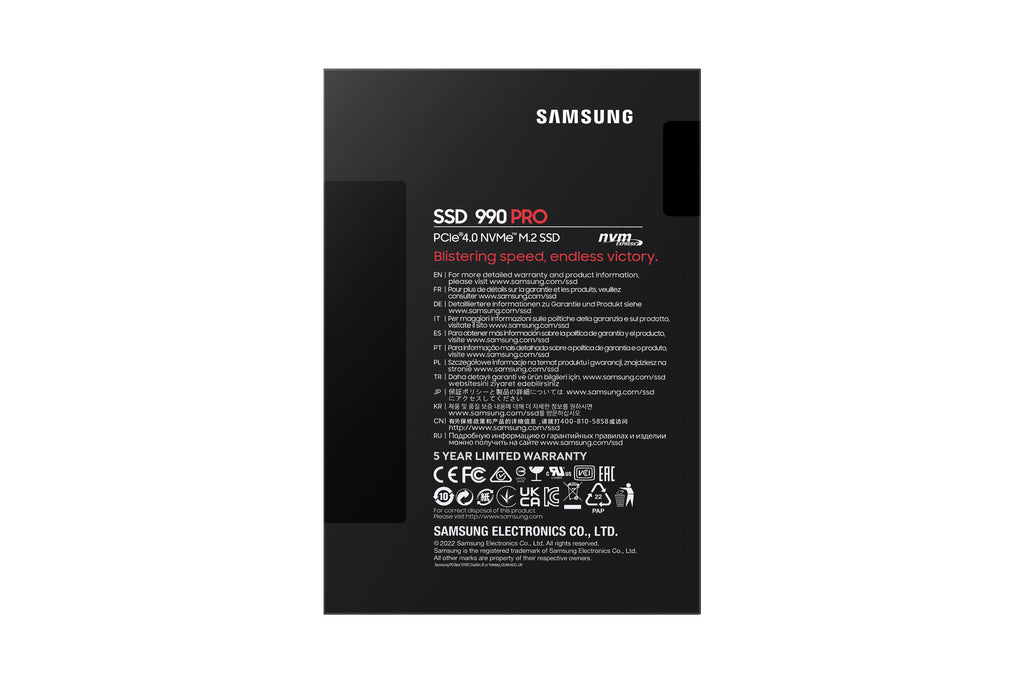 Samsung Samsung 990 PRO 2 To M.2 PCI Express 4.0 NVMe V-NAND MLC