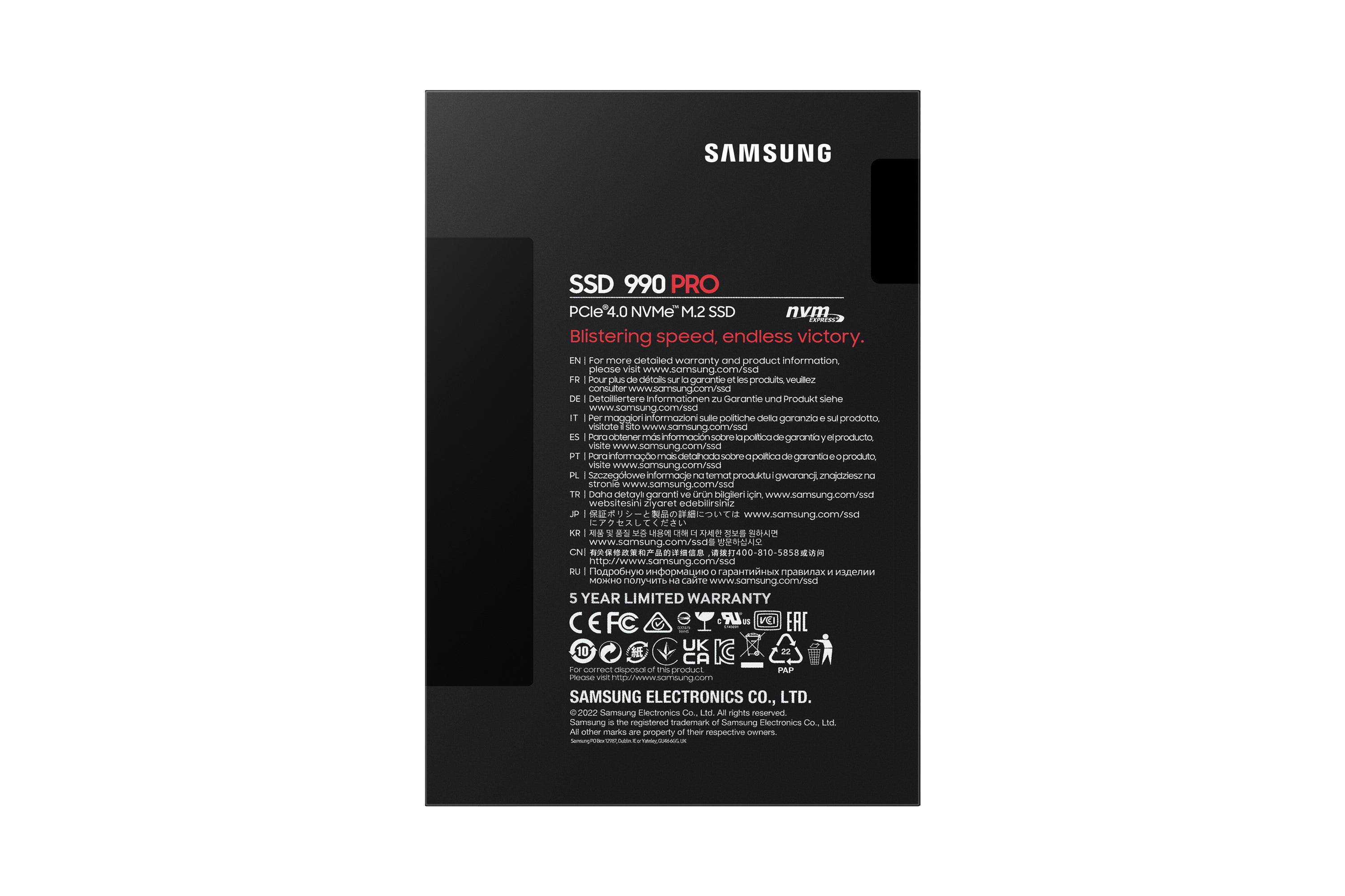 Samsung Samsung 990 PRO 2 To M.2 PCI Express 4.0 NVMe V-NAND MLC