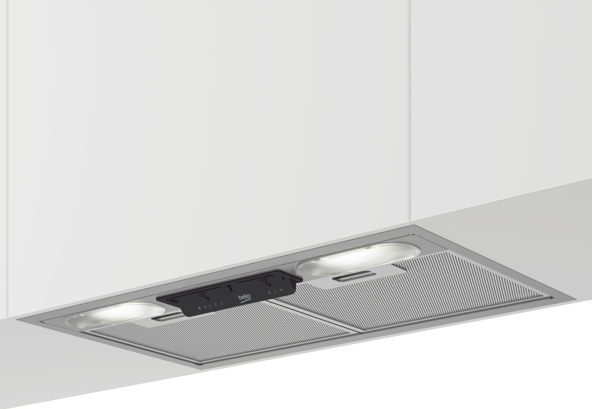 Beko HNU51311SH hotte Intégré Argent 381 m³/h