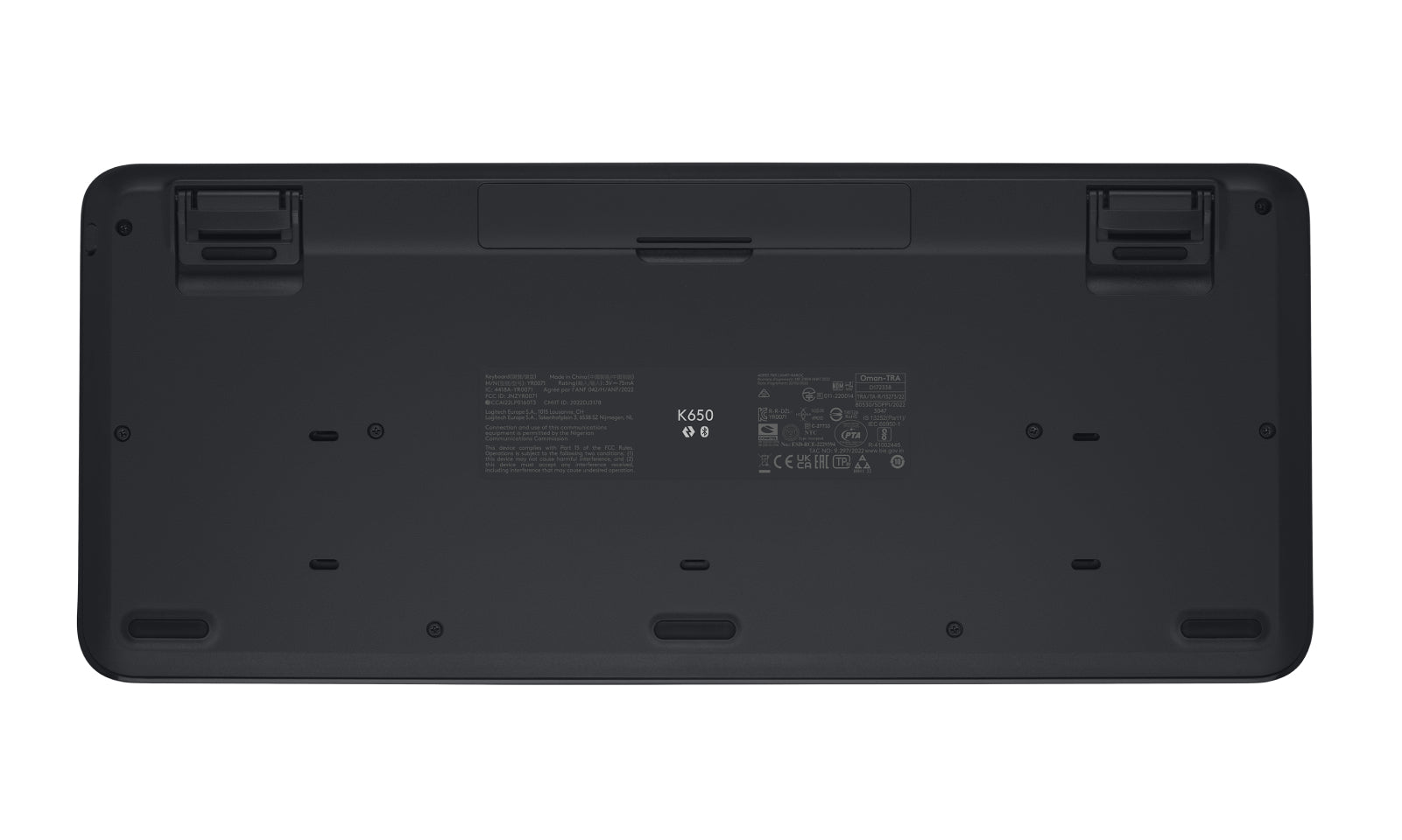 Logitech 920-010951 teclado Oficina Bluetooth QWERTY Nórdico Grafito