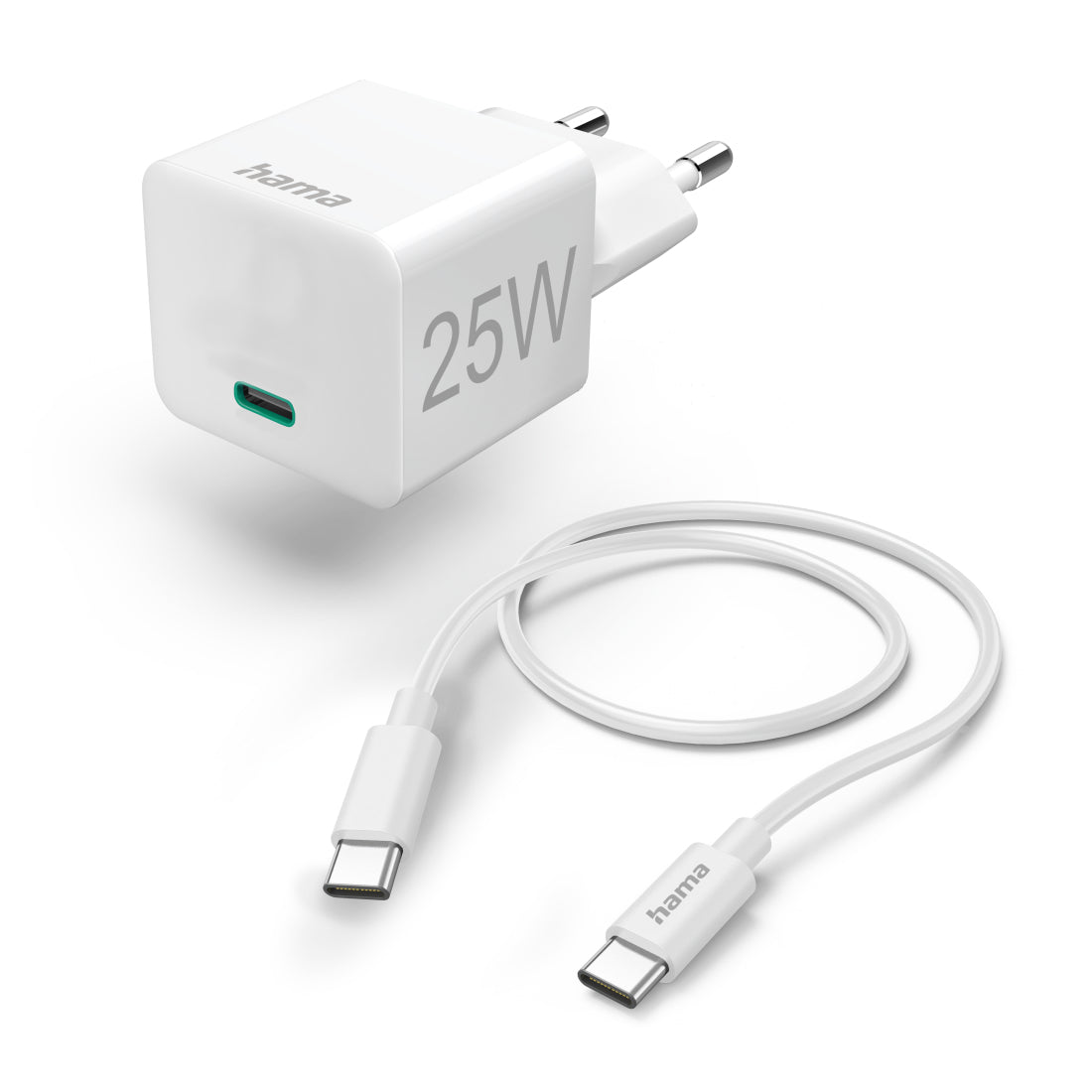 Hama 00201624 chargeur d'appareils mobiles Téléphone portable, Smartphone, Tablette Blanc Secteur Charge rapide Intérieure