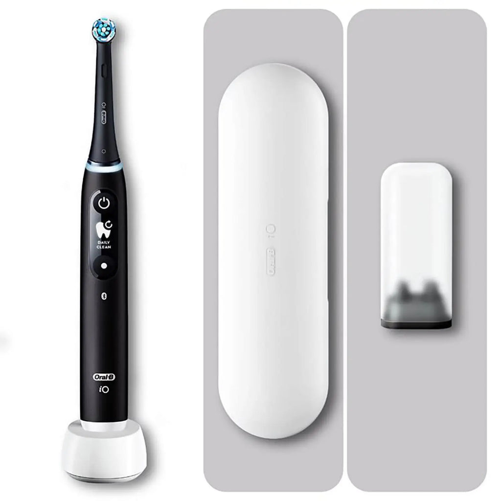 Oral-B iO Series 6 Adulte Brosse à dents rotative Noir