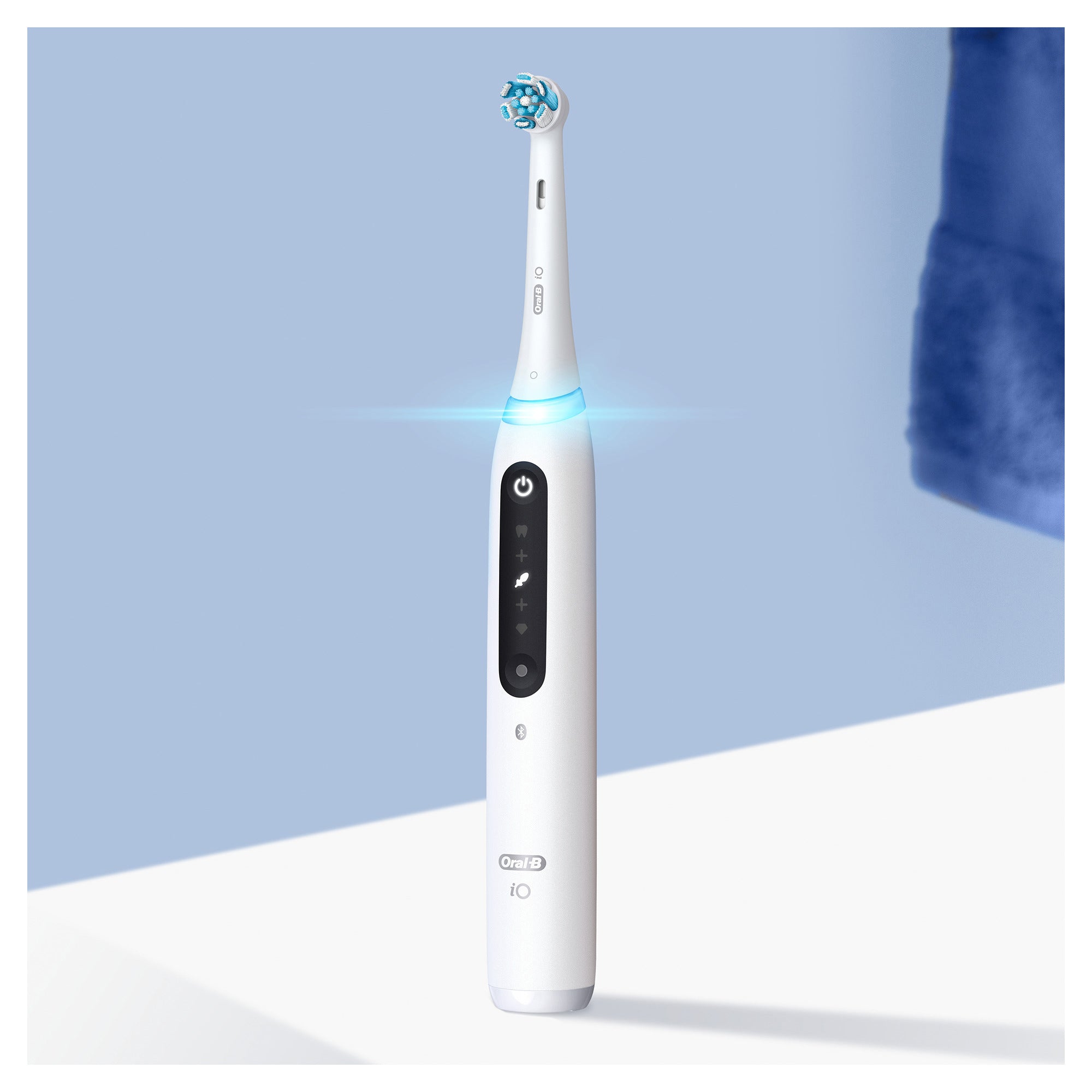 Oral-B iO Series 5 Adulte Brosse à dents rotative oscillante Blanc