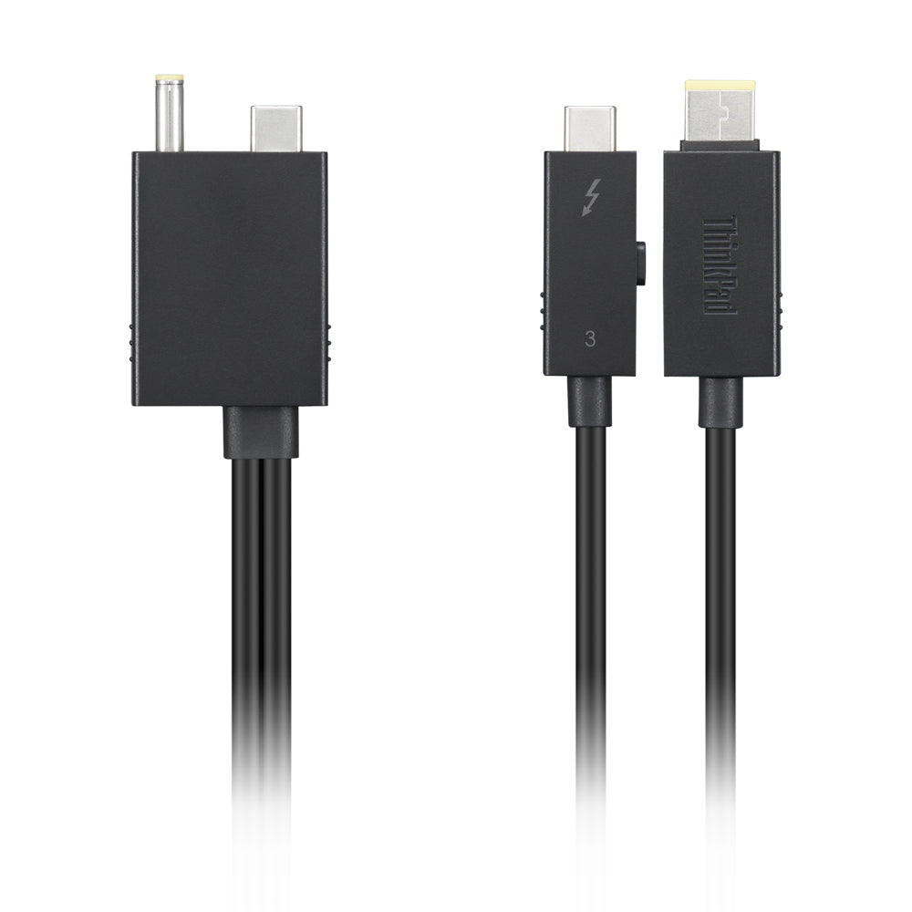 Lenovo 4X91K16970 Câble Thunderbolt 0,7 m 40 Gbit/s Noir
